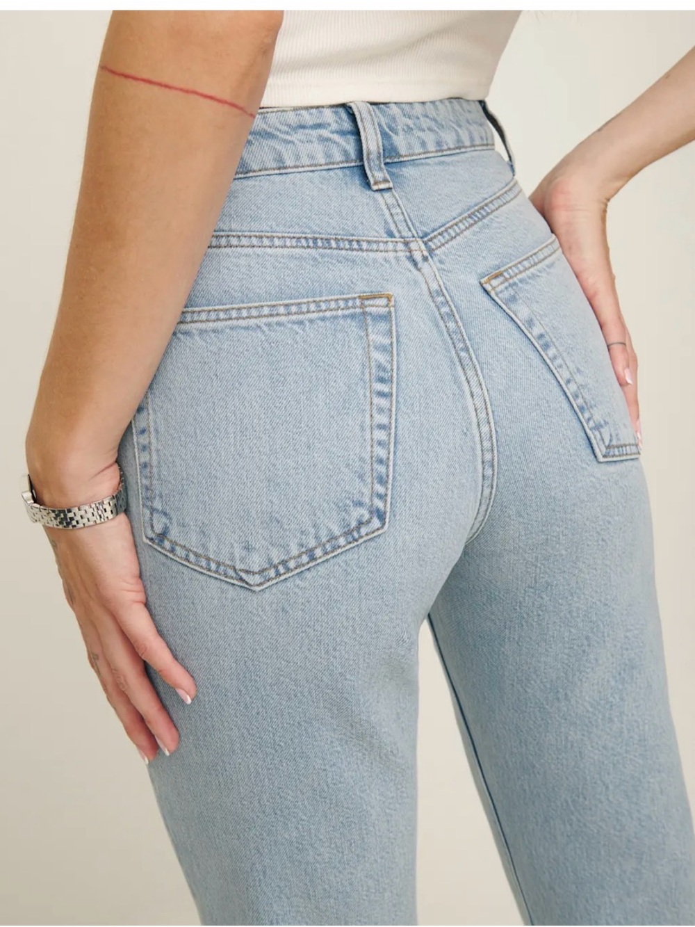 Cynthia High Rise Straight Jeans - Size 28 - Color Cloquet